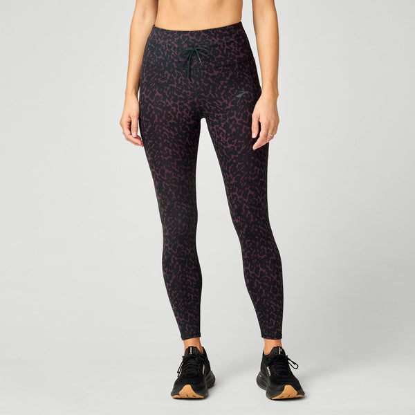 Brooks Women's Luxe Tight Wildcat Cocoa