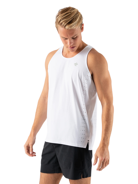 Men's - Rabbit Race Pace Tank - White