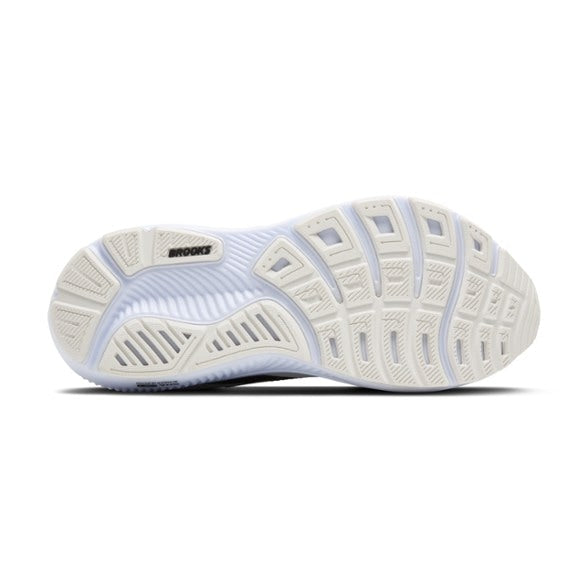Women's - Brooks Ghost 17 - White/Black/Rose Gold
