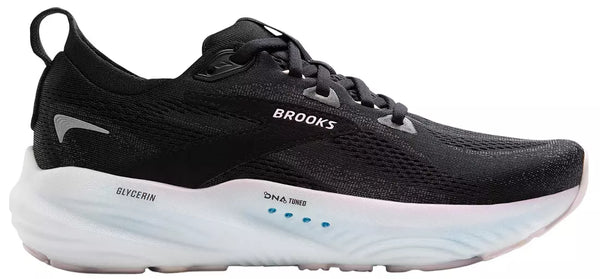 Women's - Brooks Glycerin 22 - Black/Orchid Ice/White