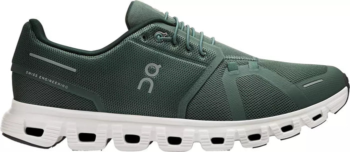 Men's - On Cloud 6 - Olive/Evergreen