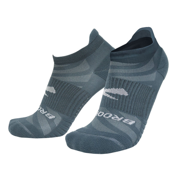 Brooks Ghost Lite No Show Sock 2-Pack Storm & Smoke