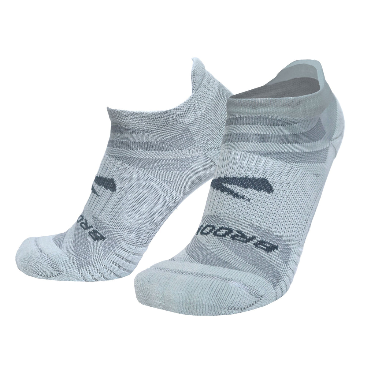 Brooks Ghost Lite No Show Sock 2-Pack Storm & Smoke