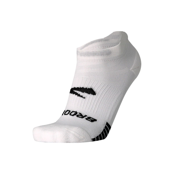 Brooks Ghost Lite No Show Sock 2-Pack White