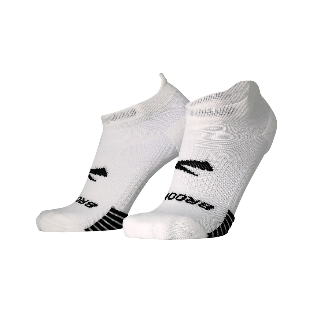 Brooks Ghost Lite No Show Sock 2-Pack White