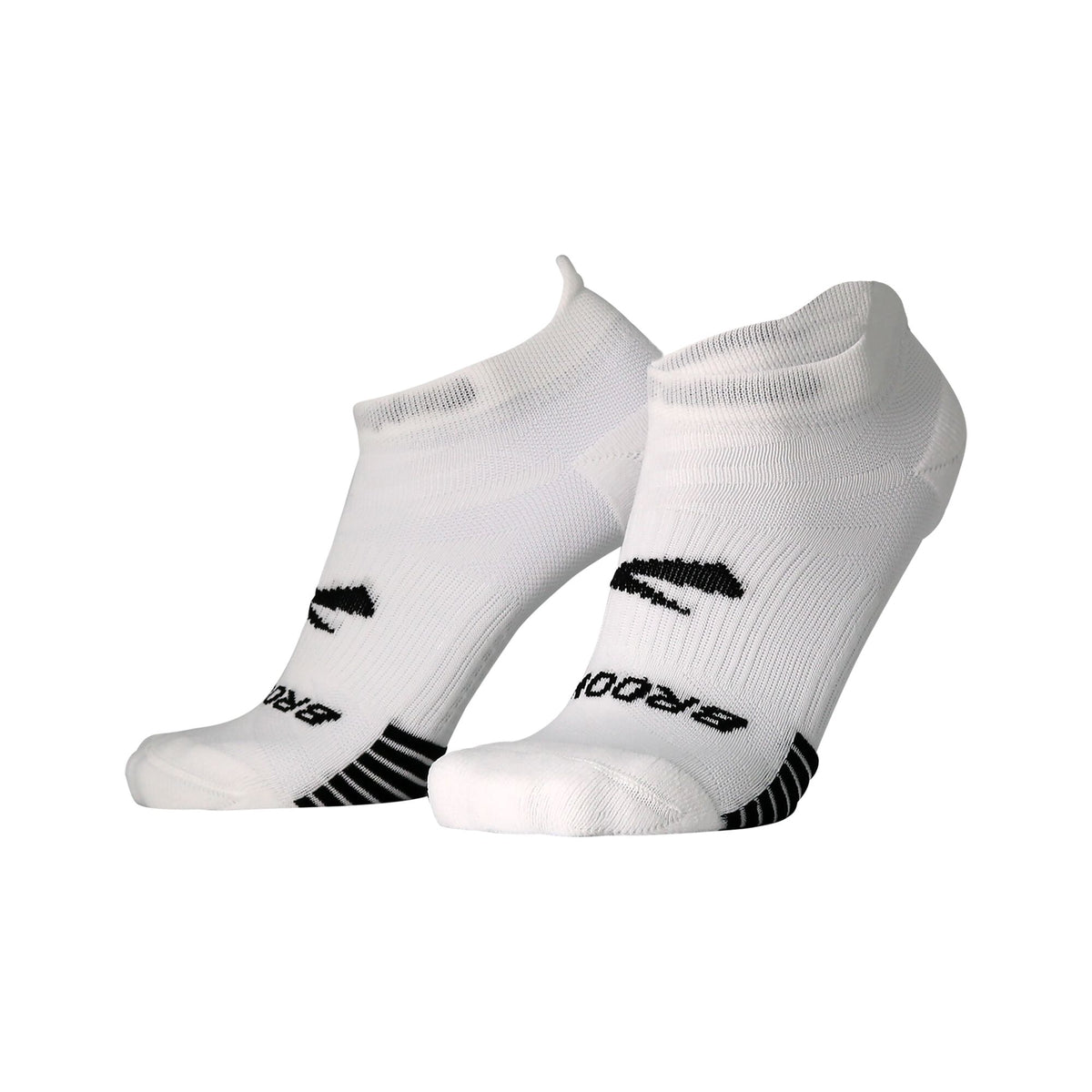Brooks Ghost Lite No Show Sock 2-Pack White
