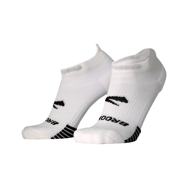 Brooks Ghost Lite No Show Sock 2-Pack White