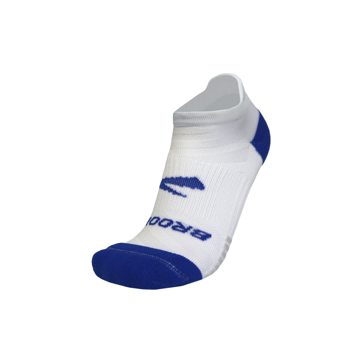 Brooks Ghost Lite No Show Sock 2-Pack Neo Blue & White/Neo Blue