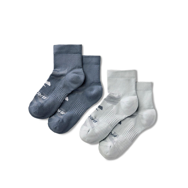 Brooks Ghost Lite Quarter Sock 2-Pack Storm & Smoke