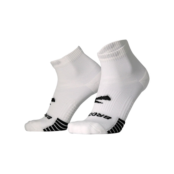 Brooks Ghost Lite Quarter Sock 2-Pack White