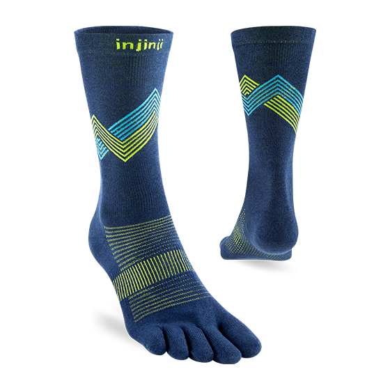 Injinji Run Lightweight Crew Glow