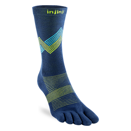Injinji Run Lightweight Crew Glow