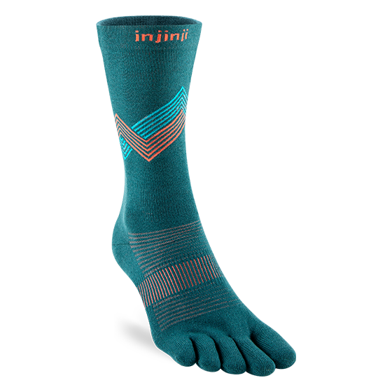 Injinji Run Lightweight Crew Lagoon