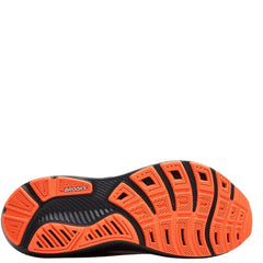 Men's - Brooks Ghost 17 - Oyster Mushroom/Orange/Ebony