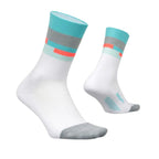 Feetures Elite LC Mini Crew -  Aquatic White