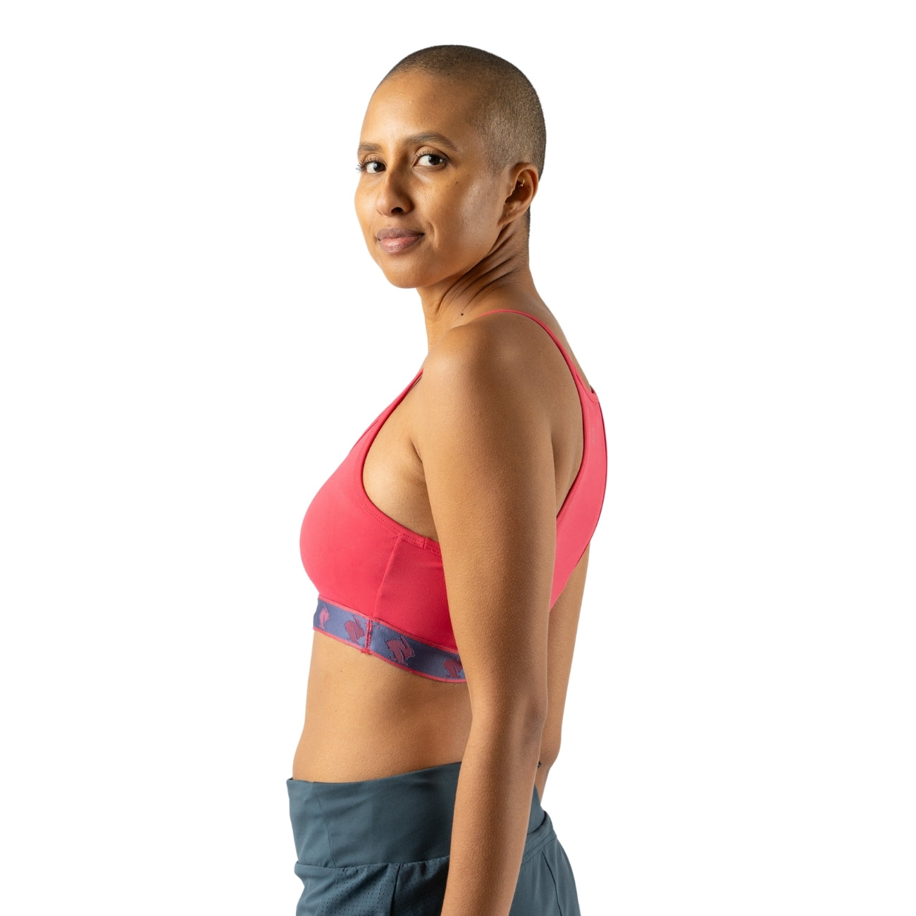 Women's - rabbit Strappy Pocket Bra - Raspberry