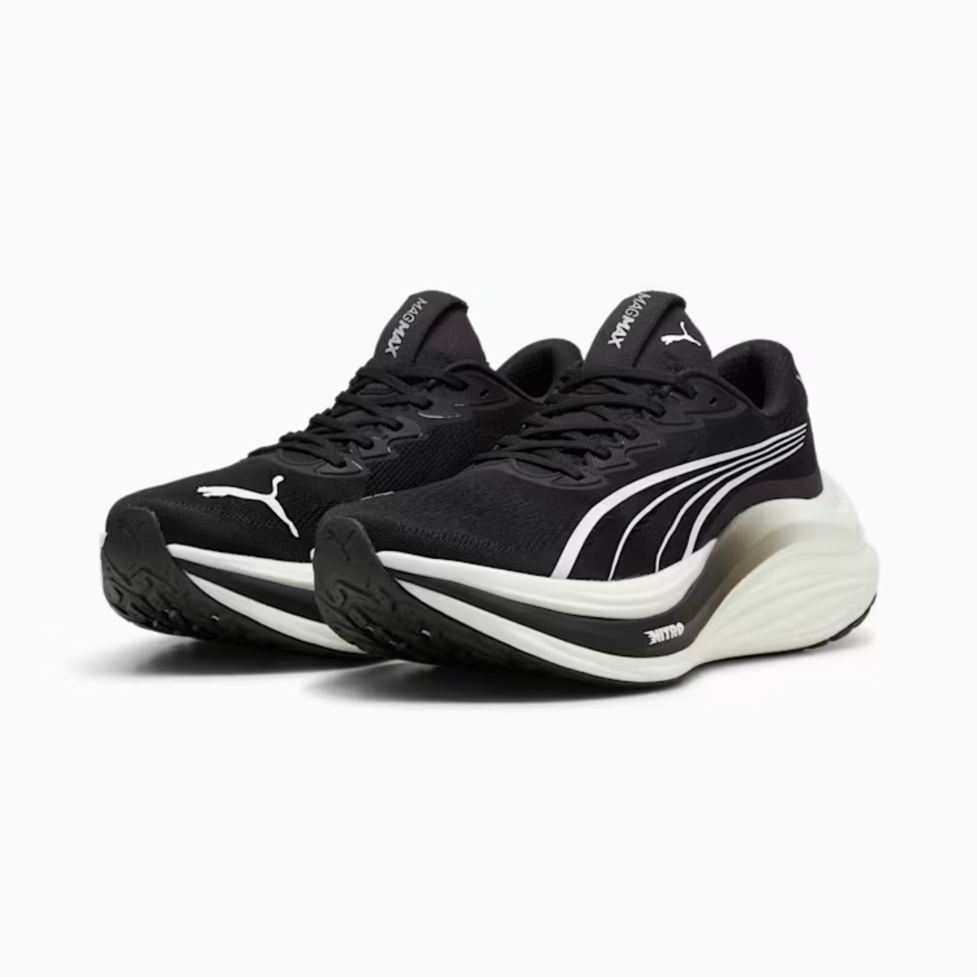 Men's - Puma MagMax Nitro - Black/White/Cool Dark Gray