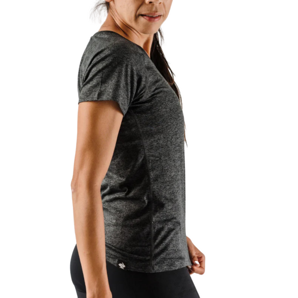 Women's - rabbit EZ Tee SS - Charcoal