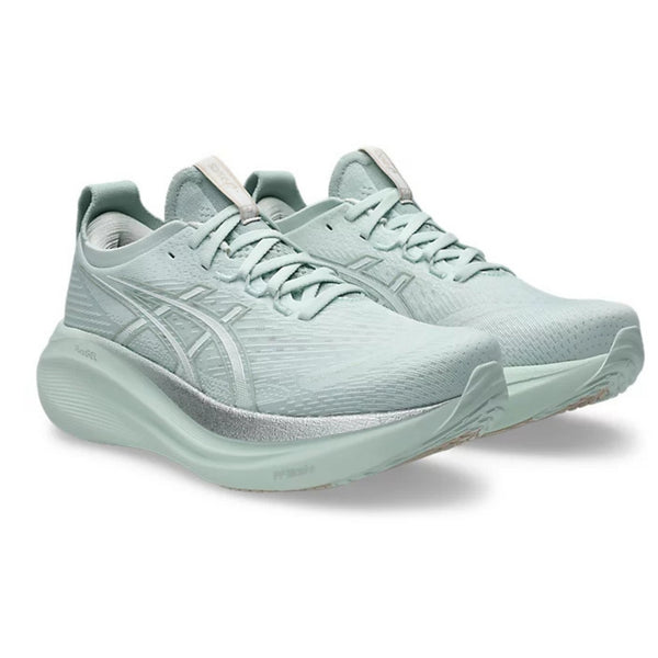 Women's - ASICS Gel Nimbus 27 - Pure Aqua/White