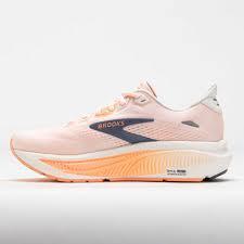 Women's - Brooks Ghost 18 - Star White/Cyber Peach/Grey