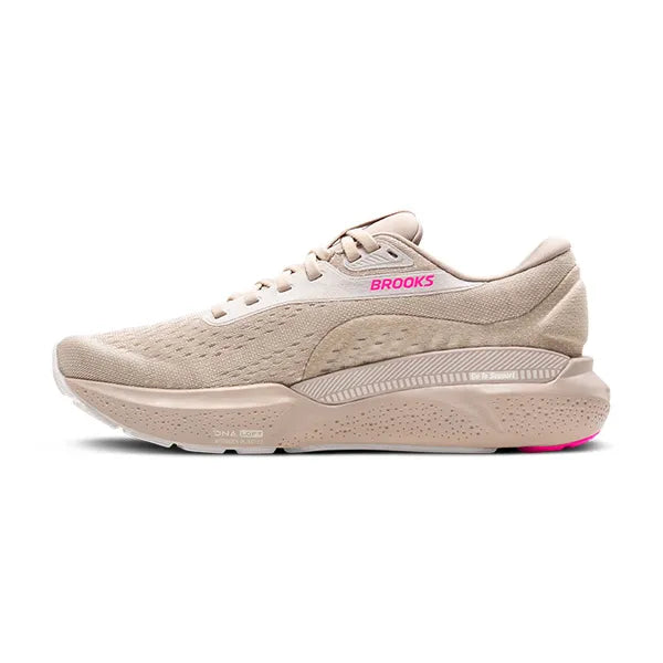 Women's - Brooks Adrenaline GTS 24 - Chateau Grey/Coconut/Pink