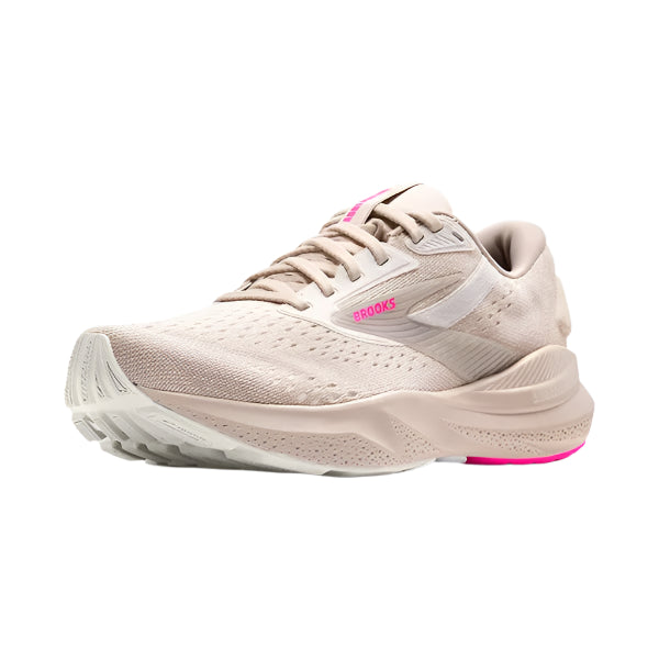 Women's - Brooks Adrenaline GTS 24 - Chateau Grey/Coconut/Pink