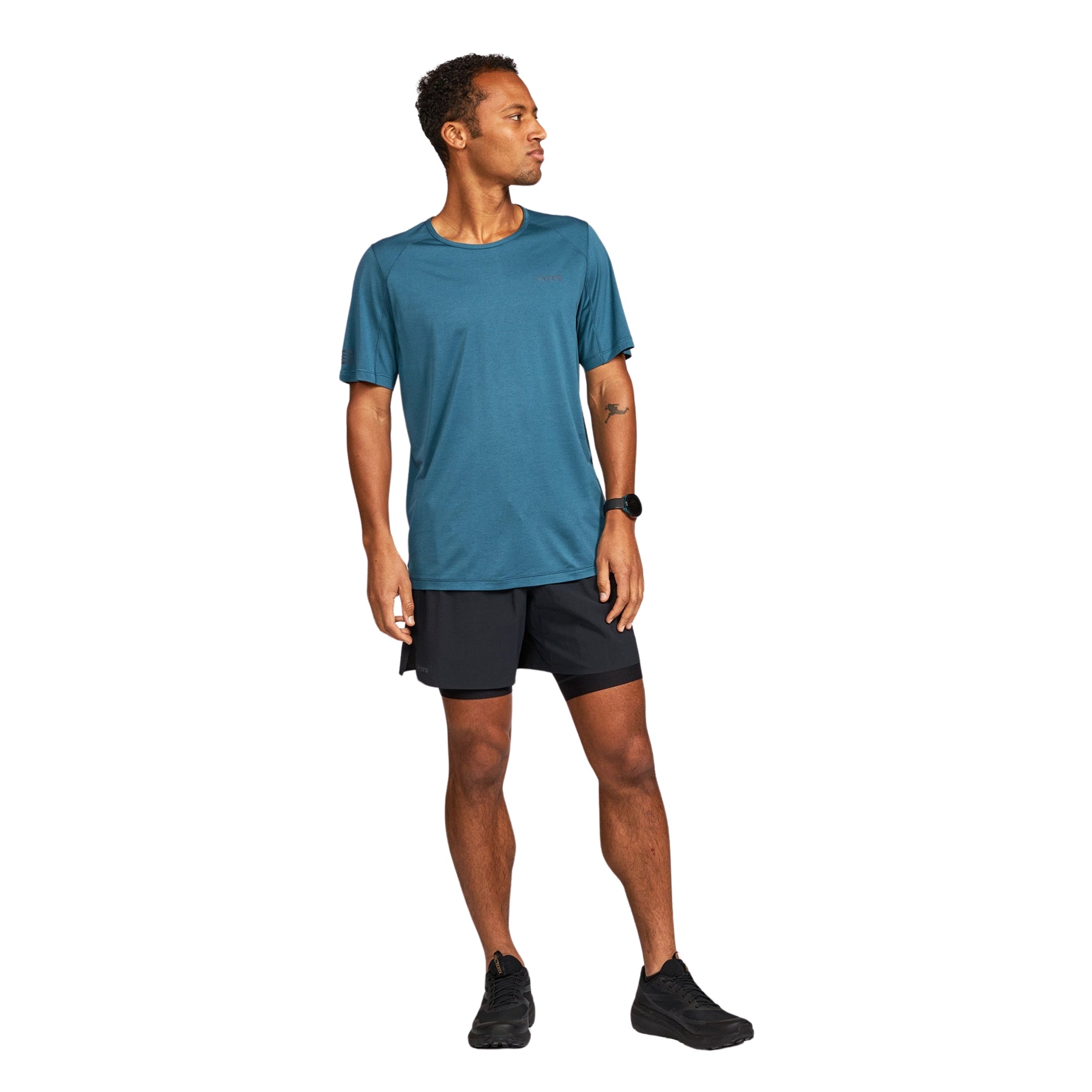 Men's - Janji Run All Day Tee - Cascade