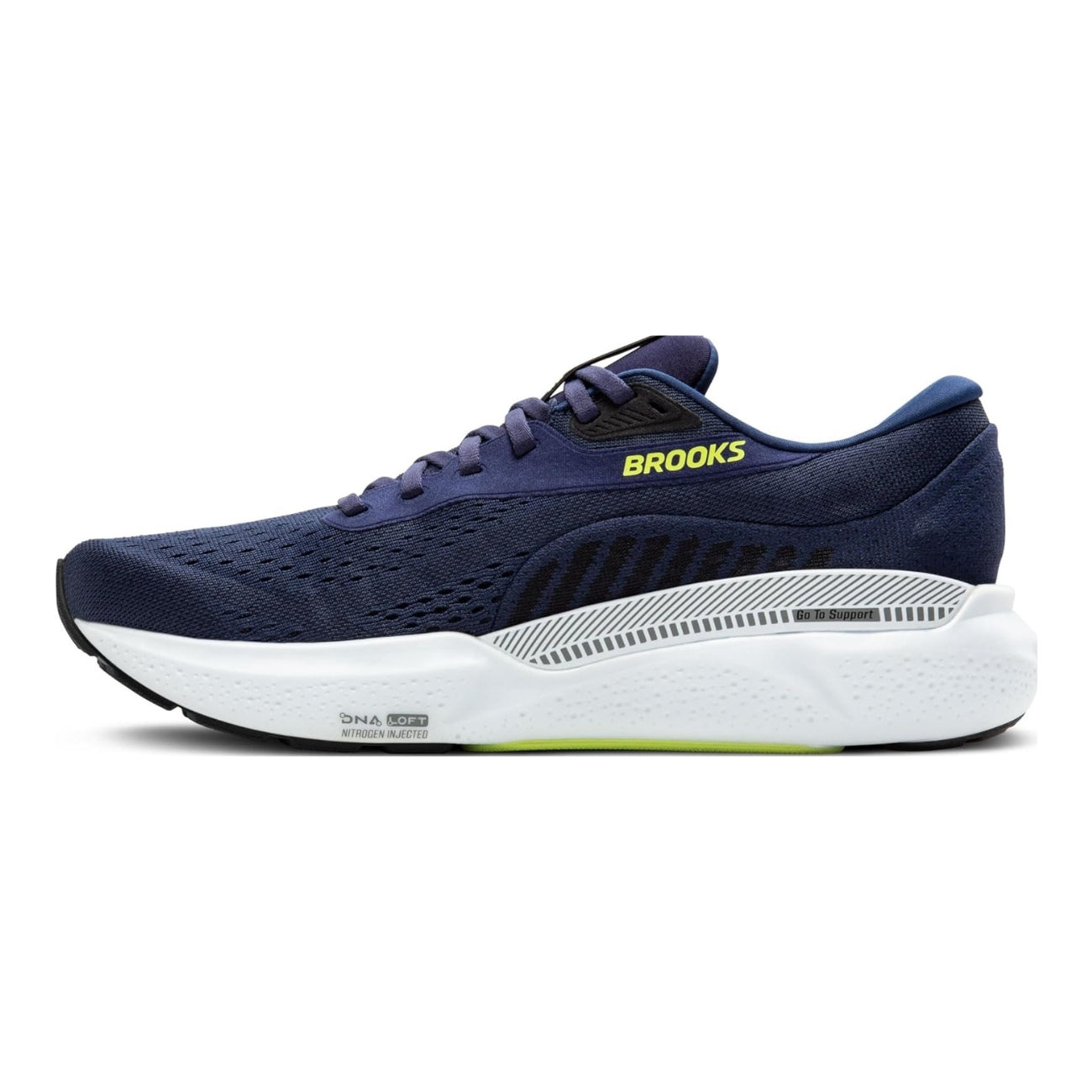 Men's - Brooks Adrenaline GTS 24 - Peacoat/Black/Sharp Green