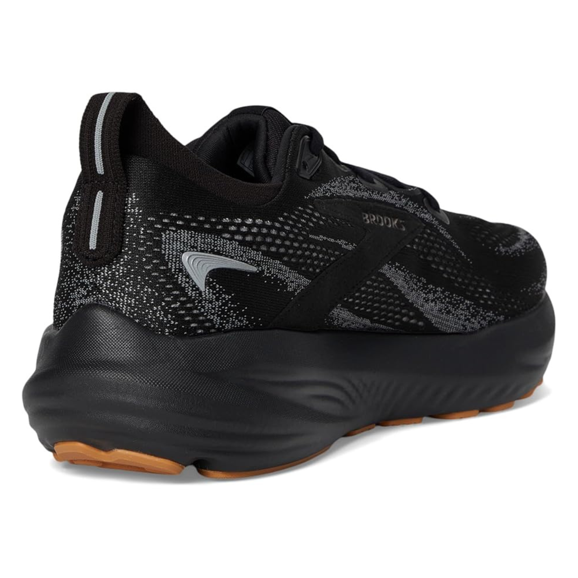 Men's - Brooks Glycerin GTS 22 - Black/Primer Grey/Biscuit