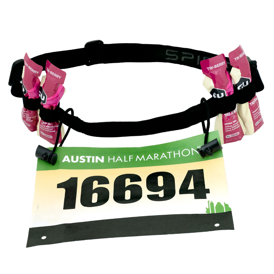SPIbelt Race Number Belt with Energy Loops