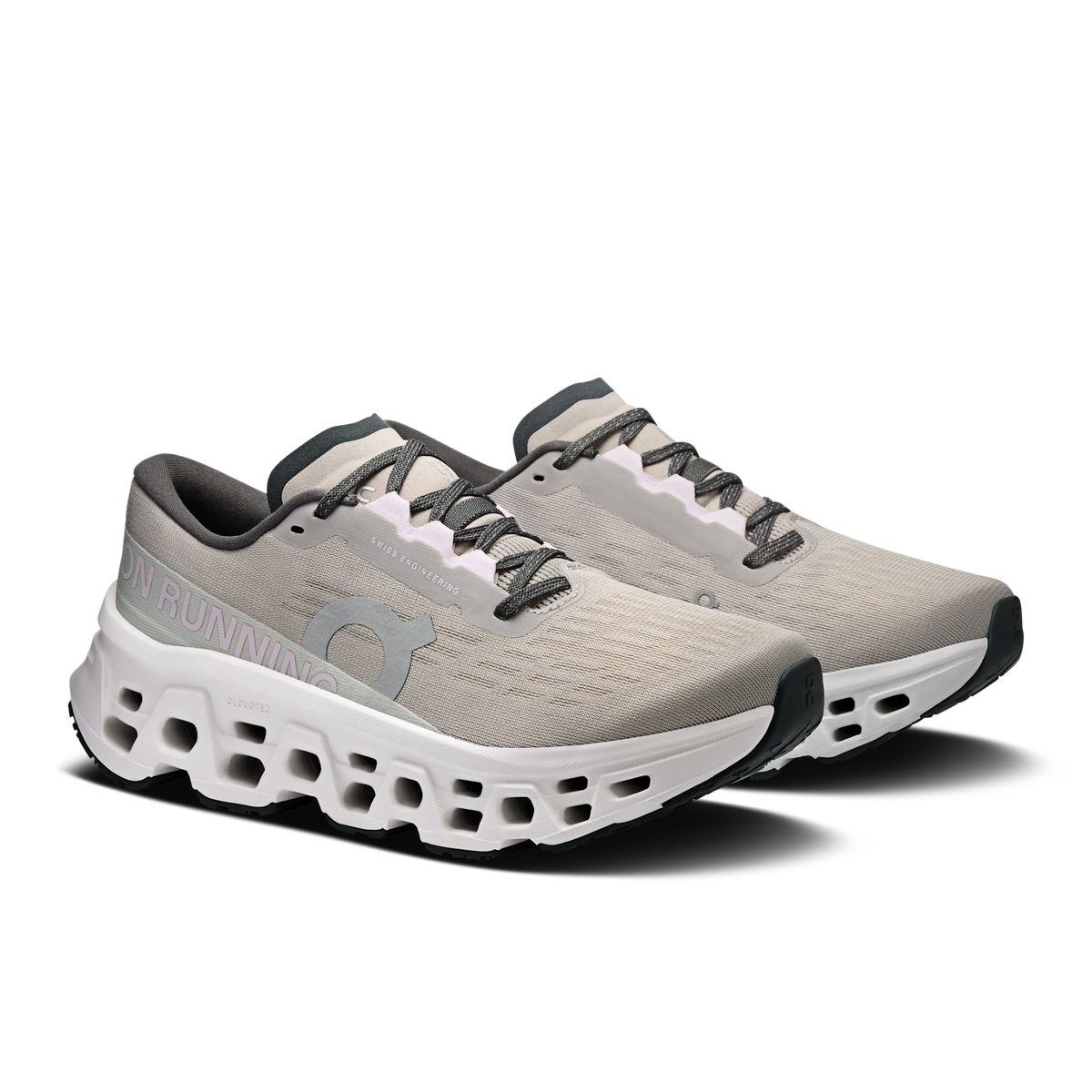 On Women's Cloudmonster 3 Truffle | Ivory