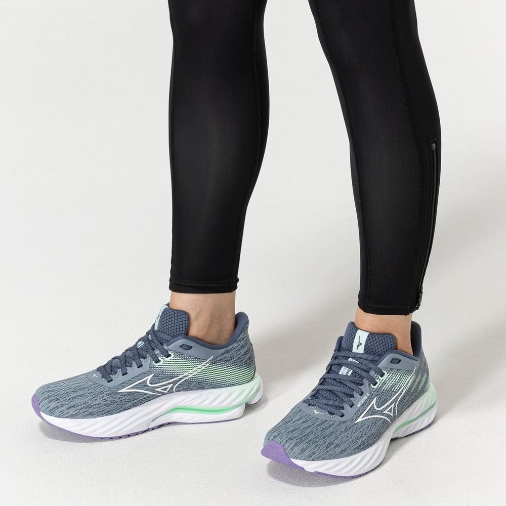 Women's - Mizuno Wave Inspire 21 - Tradewinds/White
