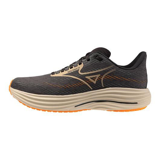 Men's - Mizuno Wave Rider 29 - Black Sand - Quiet Shade