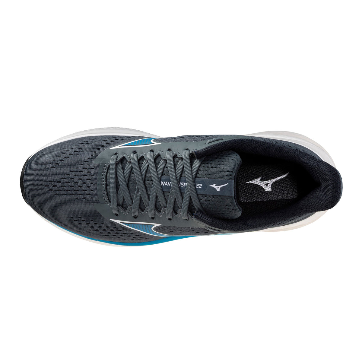 Mizuno Men's Wave Inspire 22 Dark Slate-Blue Jewel
