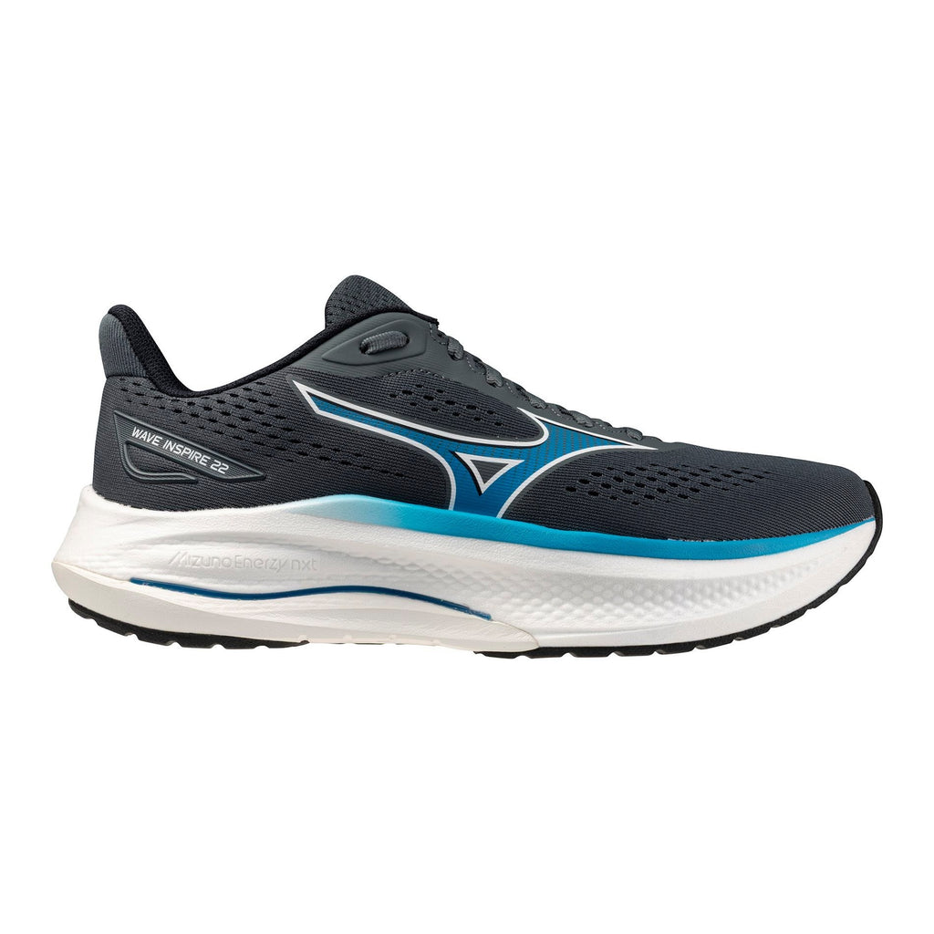 Mizuno Men's Wave Inspire 22 Dark Slate-Blue Jewel