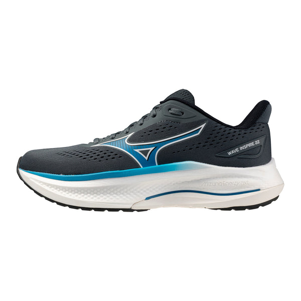 Mizuno Men's Wave Inspire 22 Dark Slate-Blue Jewel