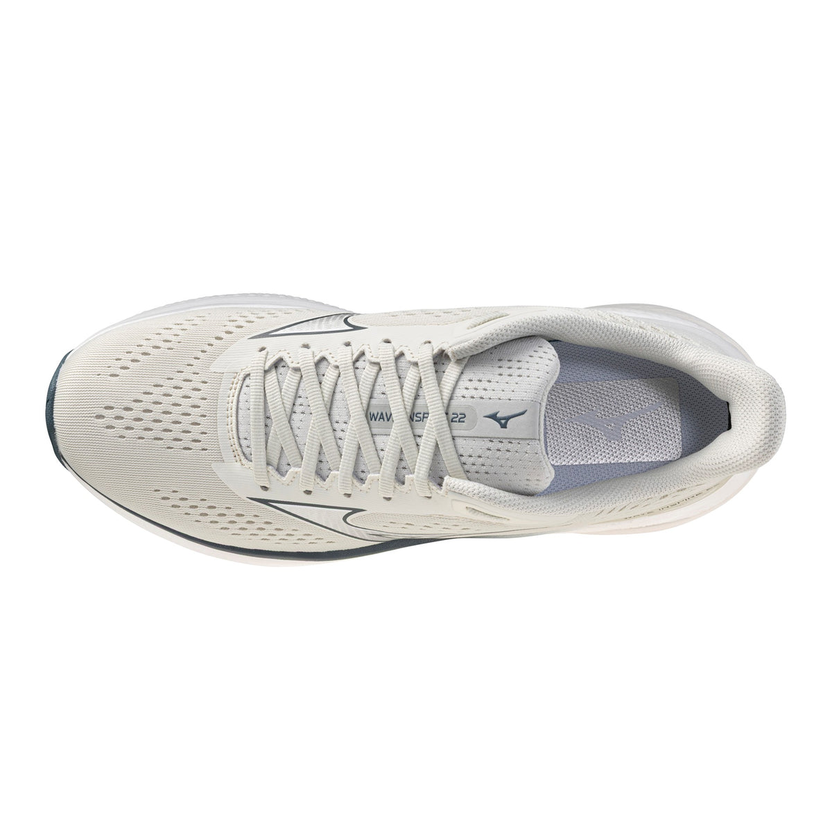 Mizuno Men's Wave Inspire 22 Foggy Dew-White
