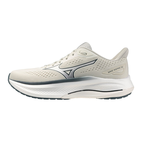 Mizuno Men's Wave Inspire 22 Foggy Dew-White