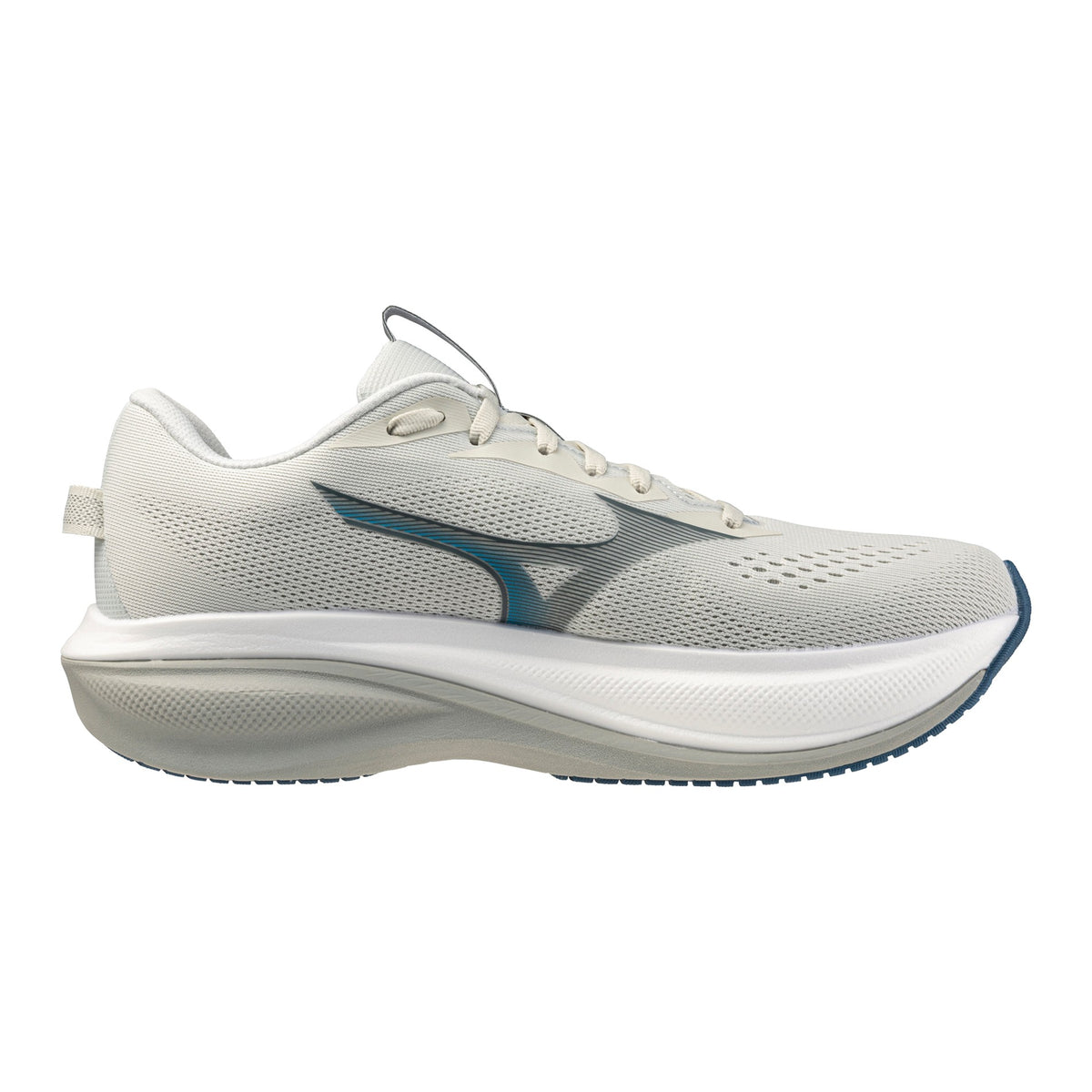 Mizuno Men's Wave Rider 30 Foggy Dew-Dark Slate