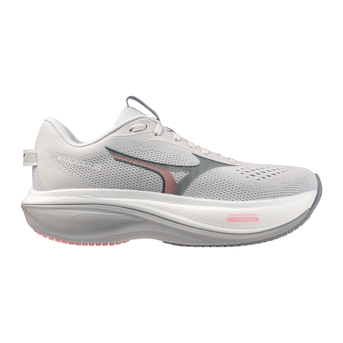 Mizuno Women's Wave Rider 30 Dapple Grey-Dark Slate