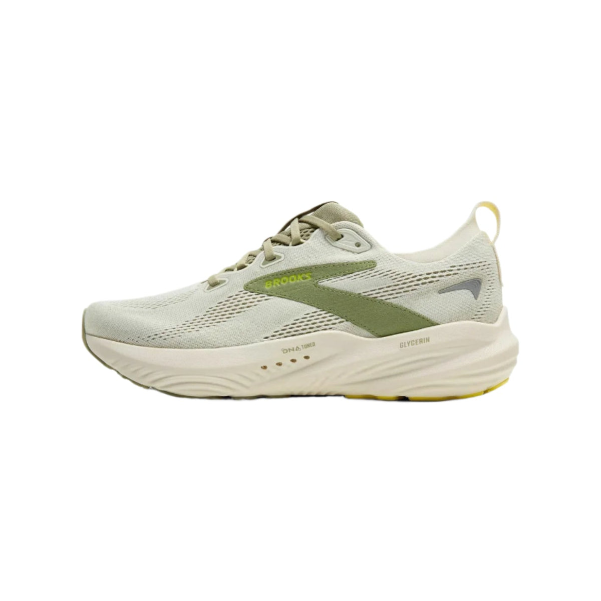 Men's - Brooks Glycerin GTS 22 - Coconut/Tea/Blazing Yellow