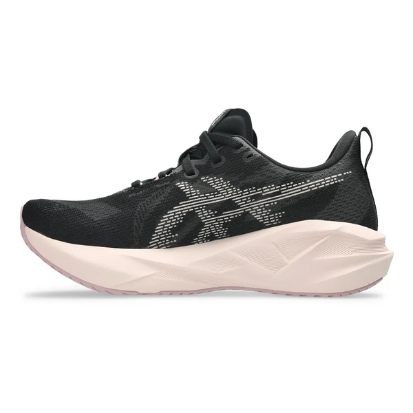 Women's - ASICS Novablast 5 - Black/Pearl Pink