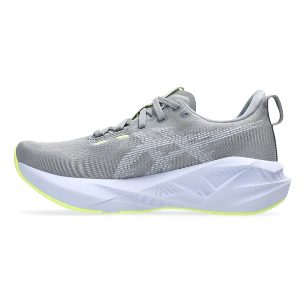 Women's - ASICS Novablast 5 - Gravel/Blue Fade