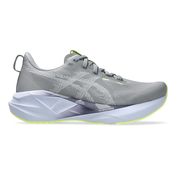 Women's - ASICS Novablast 5 - Gravel/Blue Fade