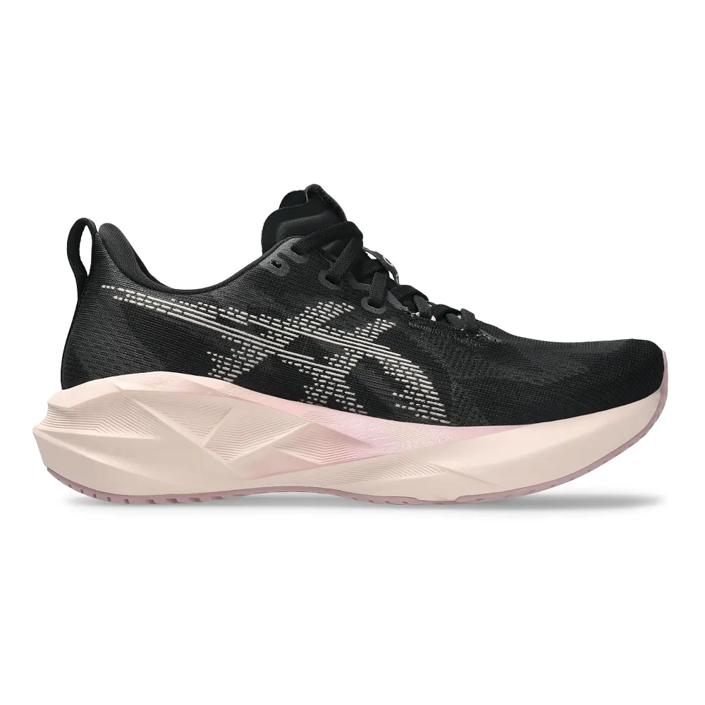 Women's - ASICS Novablast 5 - Black/Pearl Pink