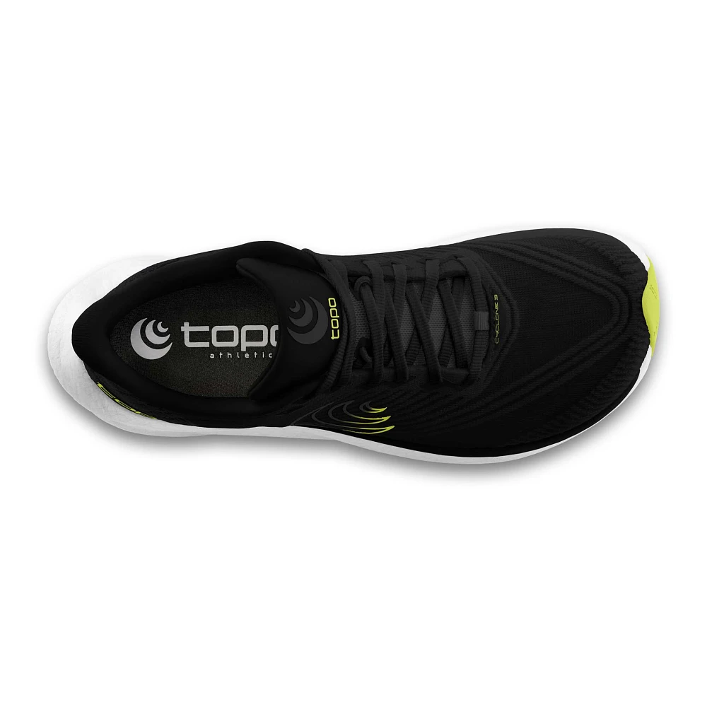 Topo - Men's Cyclone 3 - Black/Lime