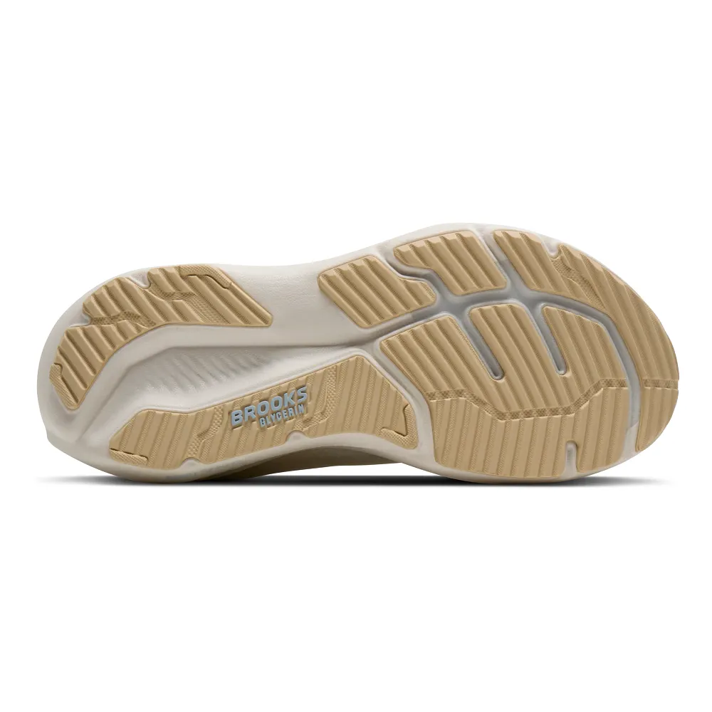 Women's - Brooks Glycerin 23 - Coconut/Sand/Skyway