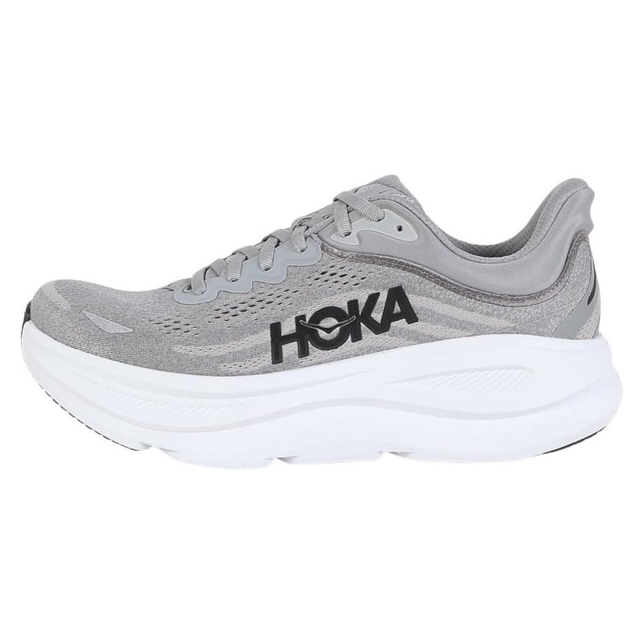 Men's - HOKA Bondi 9 Wide - Galactic Grey/Stellar Grey