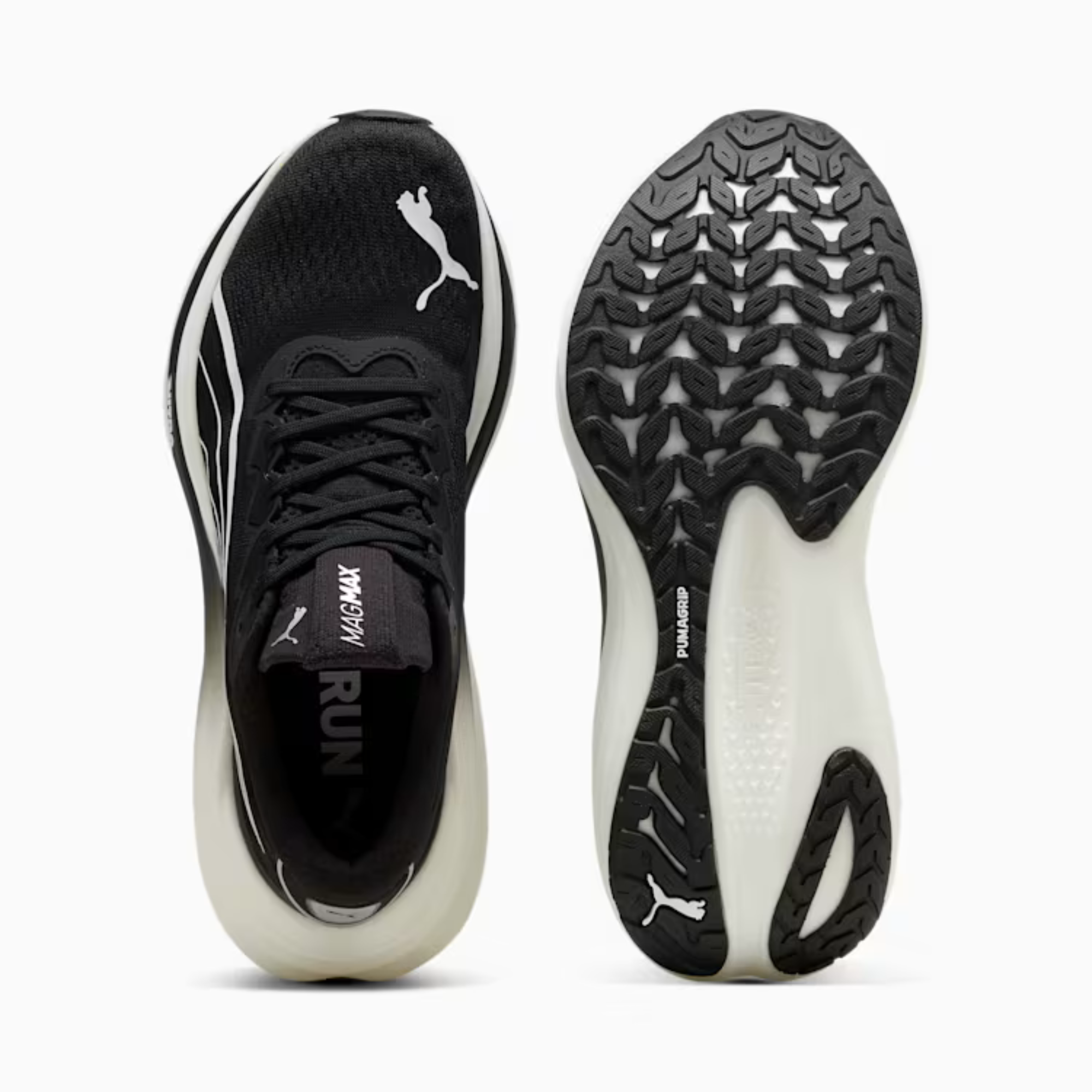 Men's - Puma MagMax Nitro - Black/White/Cool Dark Gray