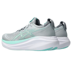 Women's - ASICS Gel Nimbus 27 - Piedmont Grey/Illuminate Mint